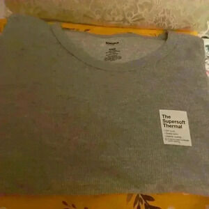 Men’s Sonoma thermal grey shirt pullover sz 4XB